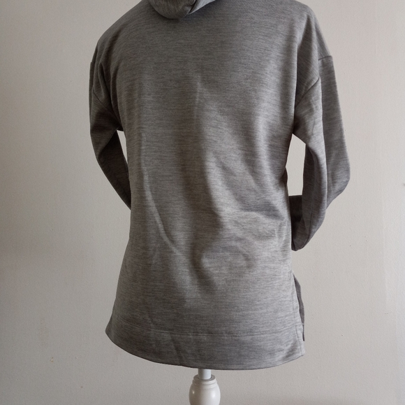 Hooded Sweater Adidas gray color Size LG 14 $22 - Picture 7 of 14